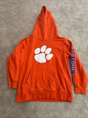 Fanatics Orange Pullover Hoodie with White Logo